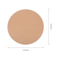 thumbnail image 2 of UPOUART Carton de Peinture Rond 33x0.1 Po Blanc Carton Vierge Bricolage Dessin à la Main Projets d'Art 60 Pcs, 2 of 8