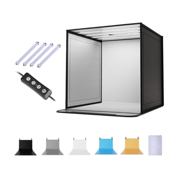 funtasica Photo Light Box Adjustable Picture Box for Small Items Jewelry Professionals 40cm
