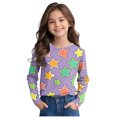 thumbnail image 4 of Posijego T-Shirts Graphiques à Manches Longues pour Tout-Petits Garçons Filles, Mignons, Col Ras du Cou, T-Shirts Basiques, Hauts, Chandail de Printemps pour Enfants, 4 of 6