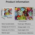thumbnail image 4 of HUASHENG 1000 Pieces Puzzle Large Puzzle Family Game For Adult Kids Game, 4 of 8