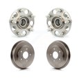 thumbnail image 1 of Transit Auto Rear Drum Brake and Wheel Hub Bearing Assembly Kit for Car Honda Accord - Left Right Side (Driver Passenger) K7D-100452, 1 of 11