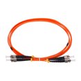 thumbnail image 1 of Unique Bargains 2 Meters 6.5Ft Fiber Patch Cable Multimode ST-ST OM1 LSZH Fiber Optic Jumper Orange For Network Transceiver,1Pcs, 1 of 6