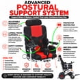 thumbnail image 2 of Fauteuil Roulant Électrique pour Enfants et Besoins Particuliers avec Soutien de Positionnement Avancé, Pèse 20 kg Tient 120 kg, Pliable Approuvé par les Compagnies Aériennes, Sans Plat 4 Roues, 2 of 11