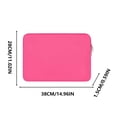 thumbnail image 2 of 14 Inch Laptop Sleeve Case | Protective Padded Neoprene Cover with Soft Lining and Strong Zipper | Shockproof Water-Resistant Computer Bag for Travel Business School Daily Use, 2 of 2