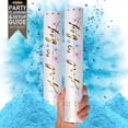 thumbnail image 1 of PrimePure Gender Reveal Powder Cannon – 2 Pack, Blue, Party Smoke Powder for Baby Boy, 1 of 7