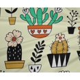 thumbnail image 5 of oneOone Tissu Viscose Georgette Feuilles & Floral Imprimé Bloc Tissu BTY 42 Pouces de Large, 5 of 5