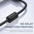 thumbnail image 3 of USB 2.0 Printer Cable 3.28Feet A-Male to B-Male 480Mbps High-Speed for Scanner Server Hard Drive Camera Piano, 3 of 8