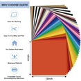 thumbnail image 2 of SURJDE Permanent Vinyl for Cricut 40 Packs 12in x 12in Adhesive Vinyl Sheets, 38 Assorted Colors for Signs, Scrapbooking, Car Decal, Craft Projects, Deco Sticker, 2 of 7