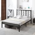 thumbnail image 2 of Costway Full Size Platform Bed with Headboard 11.5" Under Bed Storage Easy Assembly, 2 of 10