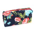 thumbnail image 1 of Pen+Gear Vintage Floral Pencil Pouch in Navy Blue, 1 of 6