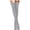 Grey, variant on XIAQUJ Girls Ladies Women Keep Warm Thigh High Over The Knee Socks Long Cotton Stockings Lace Knit Warm Stockings Stockings Black One Size