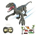 thumbnail image 4 of Remote Control Dinosaur Toys 17” Big for Kids 8-12 Boys Girls  Realistic Rechargeable Walking Velociraptor with Light Sound Touch Sensing  RC Robot Toys Birthday Party Gifts for 5-7 8 10, 4 of 6