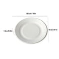thumbnail image 3 of Disposable Paper Plates for Bbq Party and Everyday Use | Cane Bamboo Pulp Uncoated Plates | Biodegradable Recyclable Dinnerware for Snacks Fruit and Crafts | Home Kitchen Outdoor Picnic, 3 of 9
