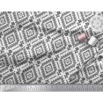 thumbnail image 3 of Soimoi Tissu Poly Georgette Ethnique Ikat Imprimé 1 Yard 52 Pouces de Large, 3 of 3
