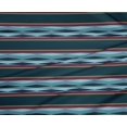 thumbnail image 4 of oneOone Polyester Lycra Fabric Stripe & Diamond Geometric Printed Fabric 1 Yard 56 Inches Wide, 4 of 4
