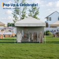 thumbnail image 4 of Eastvita Instant Pop-Up Canopy Tent with 4 Side Walls (White), 4 of 6