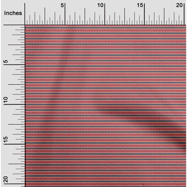 oneOone Cotton Poplin Fabric Stripe & Arrow Block Print Sewing Fabric BTY 42 Inch Wide