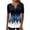 04noir, variante sur yoeyez Hauts d'Été pour Femme Boutons T-Shirts à Col en V Hauts Empire à Fleurs Tunique Plissée Chemise Manches Courtes T-Shirts Amples et Confortables Blouses Noir TG