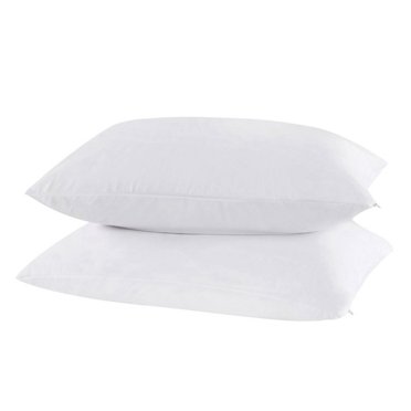POINTERTECK 2 Waterproof and Anti-Mite White Knitted Fabric Pillow Cases