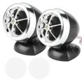 thumbnail image 1 of Dome Loudspeaker, 12V 1200W Light Weight High Sensitivity Mini Tweeter Long Durability  For Car Audio System Silver,Black, 1 of 8