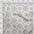 thumbnail image 3 of oneOone Rayon Light Blue Fabric Florals Sewing Craft Projects Fabric Prints By Yard 56 Inch Wide, 3 of 4