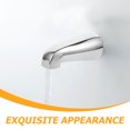 thumbnail image 3 of DECORNIJIA Water Flow Control Bathtub Faucet Spout Silver 1Set, 3 of 8