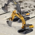 thumbnail image 3 of Excavator Toy 360-Degree Rotation Flexible Digging Arm 1 36 Scale Simulation Ornament Plastic Engineering Vehicle Model Children Toy Birthday Gift, 3 of 8