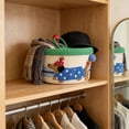 thumbnail image 4 of FcBaudy Cute Storage Basket With Rope Cover Hand Woven Basket And Souvenir Snack Toy Storage Box Cotton storage basket, 4 of 6