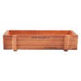 thumbnail image 4 of Herwey Vintage Wood Flower Planter Succulent Pot Rectangle Box for Home Desktop Storage Tray , Succulent Storage, Succulent Pot Box, 4 of 7