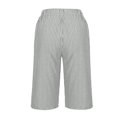 thumbnail image 4 of AherBiu Shorts Droits Taille Haute à Rayures pour Femmes avec Poches, XXXX-Large, 4 of 6