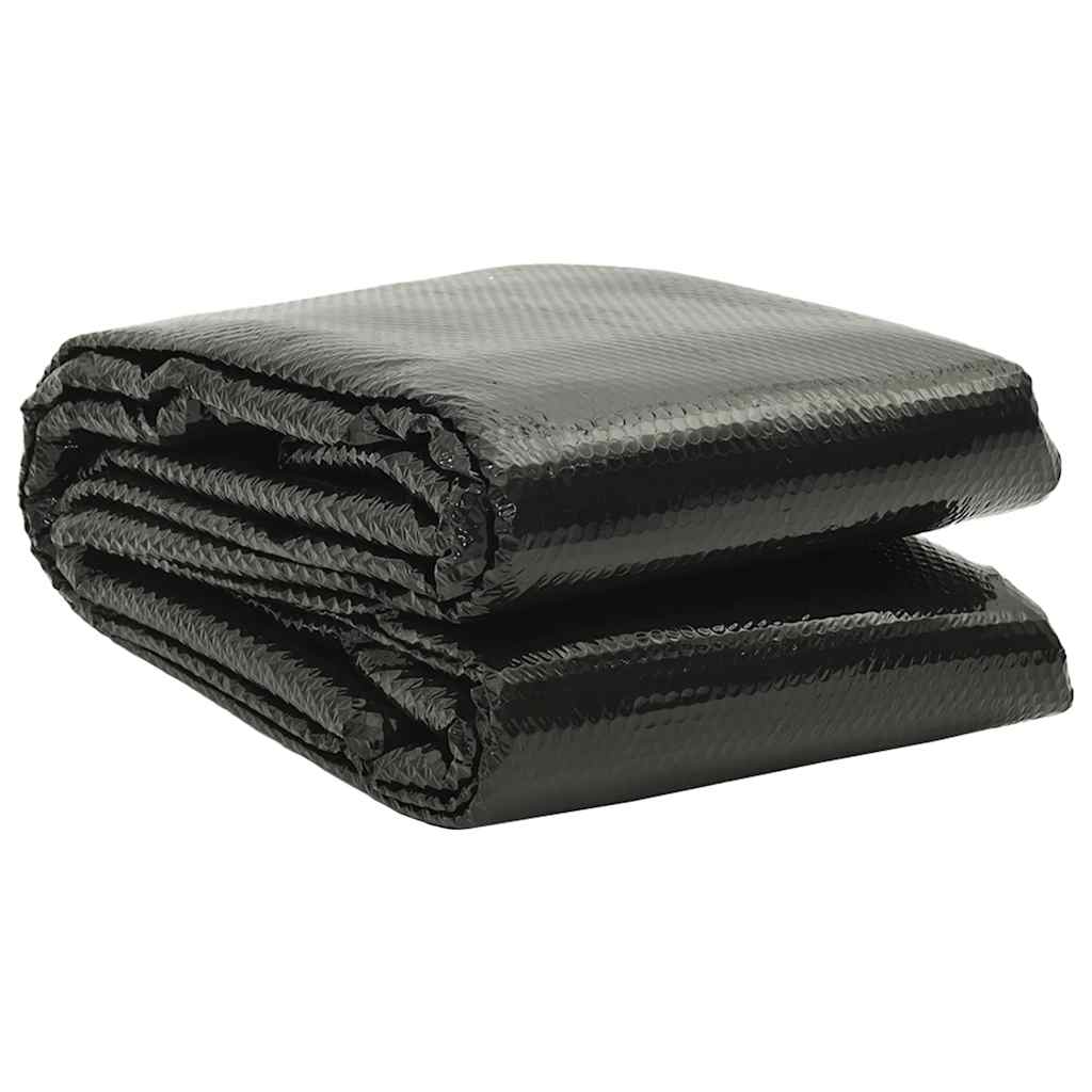 vidaXL Couverture de Piscine Noire 975x488 cm PE