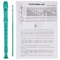 thumbnail image 3 of Soprano Recorder 8-Hole German-Style C Key, Eco-Friendly ABS Construction, Lightweight & Durable Musical Instrument for Kids/Beginners with Cleaning Stick, Fingering Chart, 3-Piece Design for Easy, 3 of 6