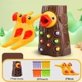 thumbnail image 1 of EGNMCR Children's Woodpecker Toys In English Color Boxes Woodpecker eating bugs game, 1 of 2