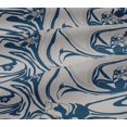 thumbnail image 5 of oneOone Cotton Jersey Medium Blue Fabric Abstracts Sewing Craft Projects Fabric Prints By Yard 58 Inch Wide, 5 of 5