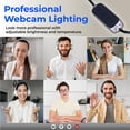 thumbnail image 3 of HumanCentric Video Conference Lighting - Webcam Light for Streaming, LED Monitor and Laptop Light for Video Conferencing, Zoom Lighting for Computer, Repla, 3 of 9