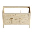 thumbnail image 2 of Pemberly Row 48" Wood Bathroom Vanity Cabinet (Sink Basin Not Included) in Burl, 2 of 10