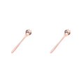thumbnail image 1 of Redempat Cute Tea Spoon Exquisite Stainless Steel Spoon For Tea Drinking Teaware Dog Paw Colander Ros 1 2Set, 1 of 6
