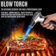 thumbnail image 3 of Kitchen Blowtorch Torch Butane Gas Burner, Safety Lock and Stainless Steel and Aluminum for Home DIY (Butane Not Included), 3 of 5