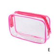thumbnail image 1 of Waterproof Travel Bag Set Transparent Makeup Toiletry Clear NEW Wash Pouch V4A7, 1 of 6