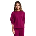 thumbnail image 1 of Jockey Women's Unwind Lounge Crew Sweatshirt, 1 of 6