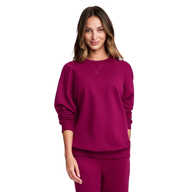 Jockey Women's Unwind Lounge Crew Sweatshirt