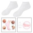 thumbnail image 4 of Soft Silicone Gel Socks Toe Socks Protection Foot Socks Rough Care Protector White L, 4 of 9