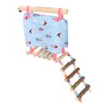 thumbnail image 4 of Pet Cage  House, Colorful Pet Hammock Tent Open Design  Free Climbing Exercise With Ladder For Golden Bear For Bird, 4 of 8