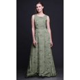 thumbnail image 4 of Bimba Bird Ladies Round Neck Sleeveless Long Tank Casual Maxi PrintDress-Large, 4 of 6