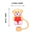 thumbnail image 2 of TopLLC Kitchen Gadgets, Kitchen Accessories, Kitchen Utensils, Kitchen Tool Valentine's Day Straw Straw Stopper Straws cap, 2 of 5