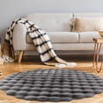 thumbnail image 4 of Rkxzt Round Area Rugs Bedroom Rug Soft Plush Fluffy Round Rug Modern Style Area Rug Living Room Coffee Table Sofa Rugs, 4 of 6