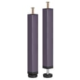 thumbnail image 1 of Unique Bargains 2 Pack Adjustable Height Bed Frame Support Legs(250mm-285mm/9.8'-11.2'), Gray, 1 of 5