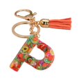 thumbnail image 2 of Porte-clés 26 Lettres Modèle de Fruit Femmes Compact Longue Durée Porte-Clés Sac Décoration, 2 of 8