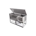 thumbnail image 4 of New AGe Pet Columbia Outdoor Multi Level Rabbit Hutch Gray, 4 of 9