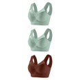 thumbnail image 1 of Timegard Womens Plus Size Bras No Underwire Full Coverage Mesh Breathable Comfort Everyday Bralette, 1 of 2